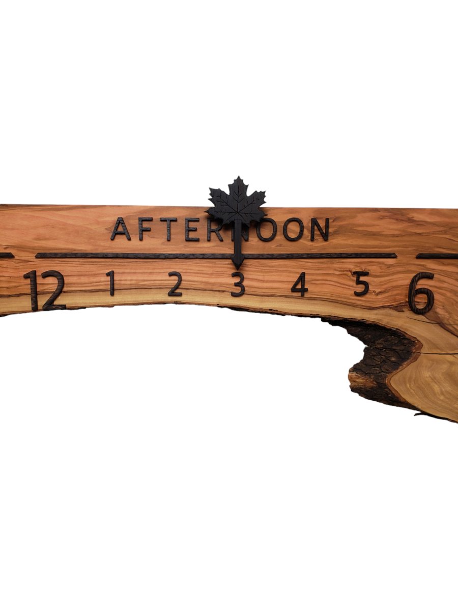 GoldenGate:5 - foot Olivewood/Wenge - Linear Clockworks