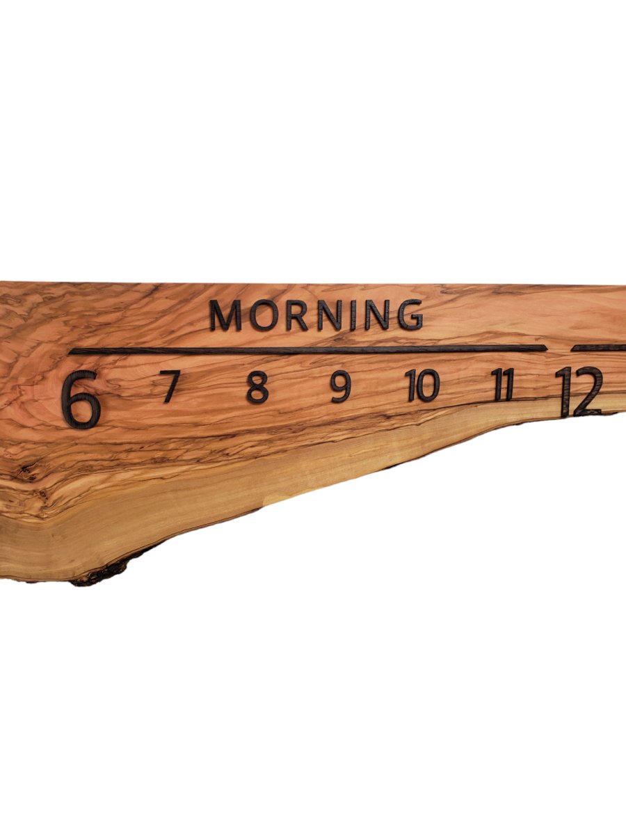 GoldenGate:5 - foot Olivewood/Wenge - Linear Clockworks