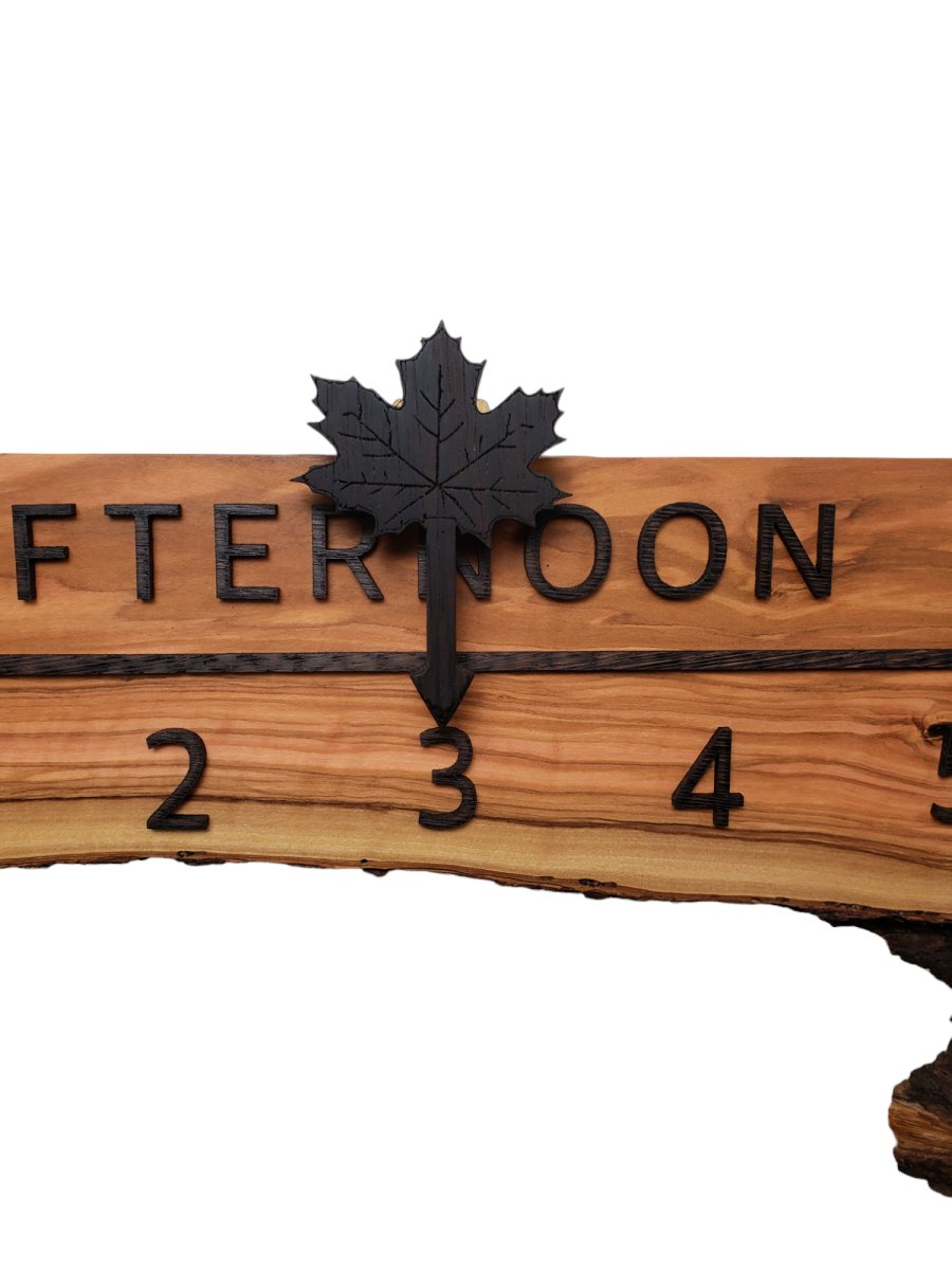 GoldenGate:5 - foot Olivewood/Wenge - Linear Clockworks