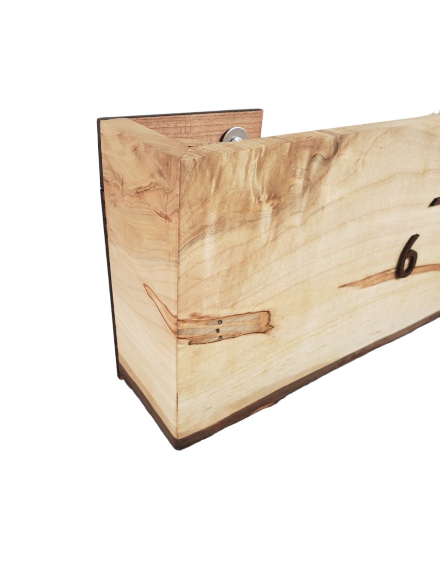 Green Man:7 - foot Maple/Walnut - Linear Clockworks