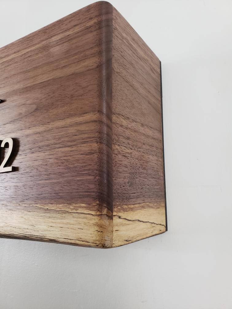 Hathor: 3 - foot Walnut / Maple - Linear Clockworks