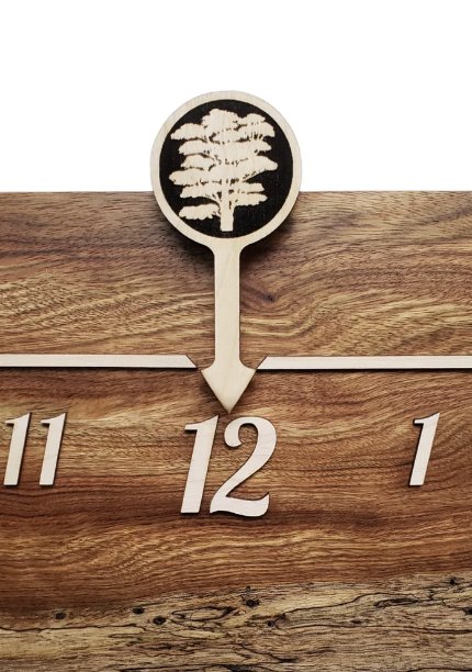 Hickory Tree Relief / Maple - Linear Clockworks