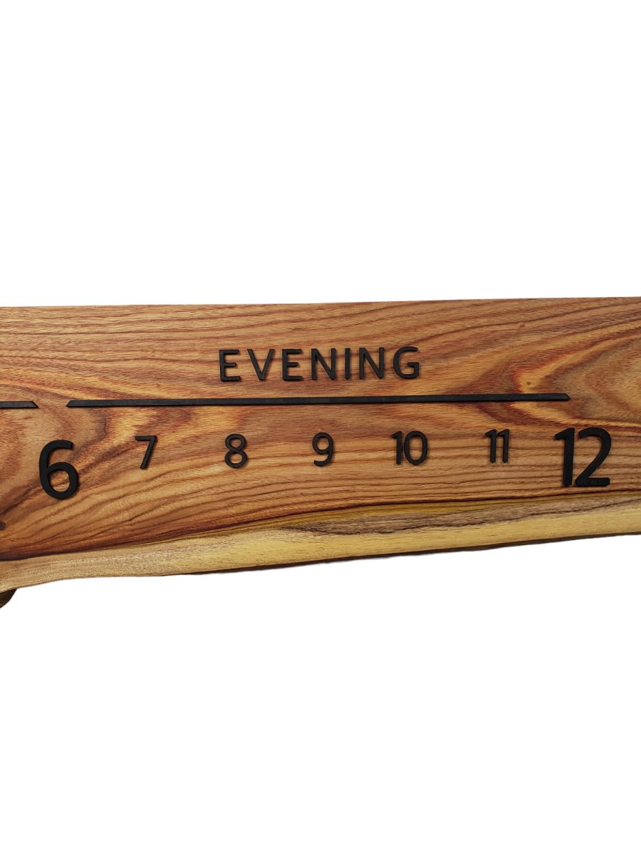 Isadora:5 - foot Canarywood/Walnut - Linear Clockworks