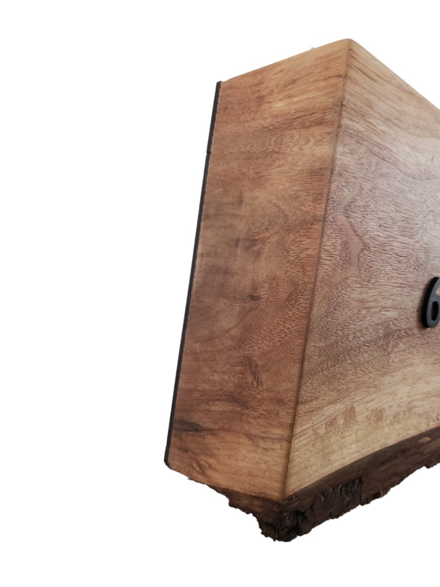Ivy:3 - foot Walnut/Maple - Linear Clockworks