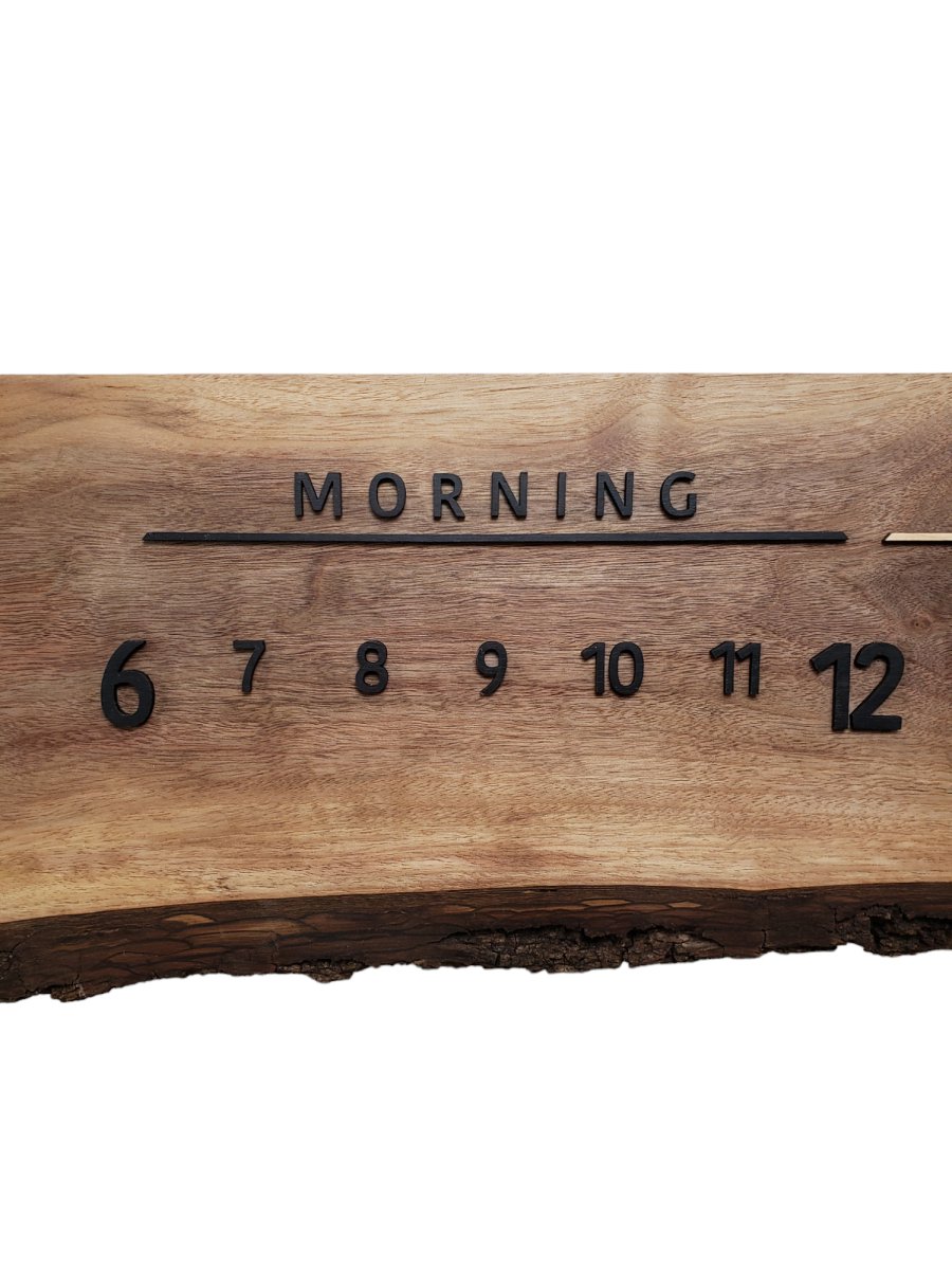 Ivy:3 - foot Walnut/Maple - Linear Clockworks
