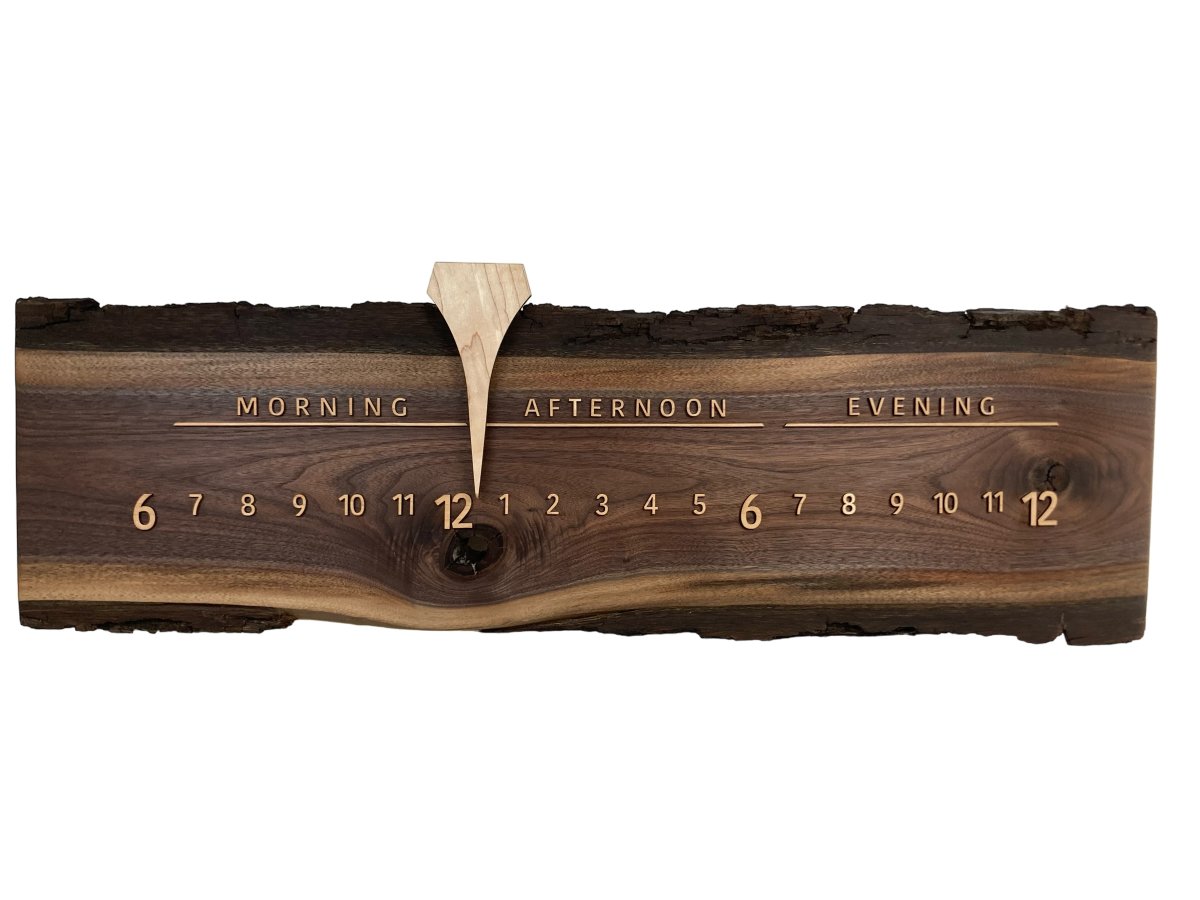 Jace: 3 - foot Walnut/Maple - Linear Clockworks