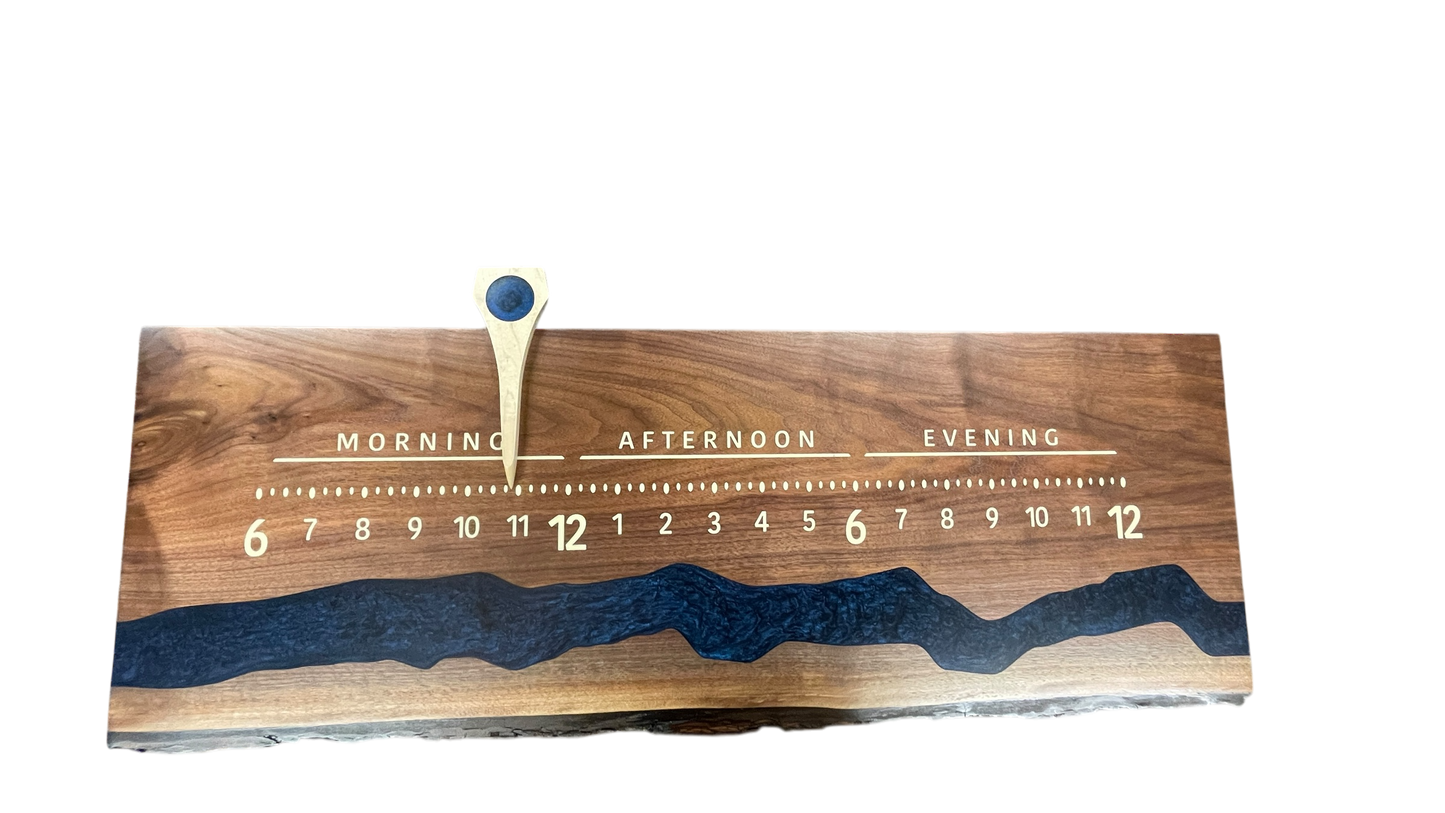 Katie: 3-foot walnut / surface river
