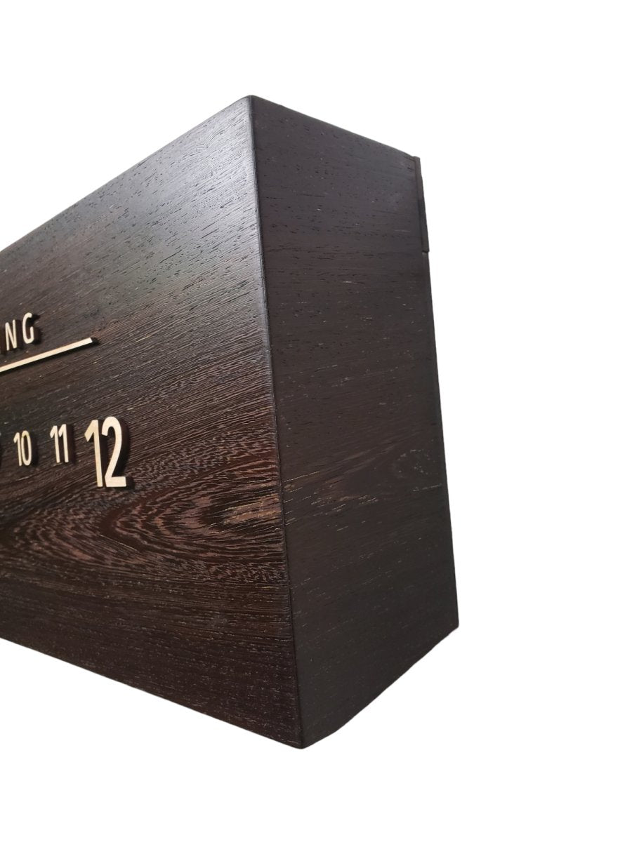 Kenya:3 - foot Wenge/Maple - Linear Clockworks