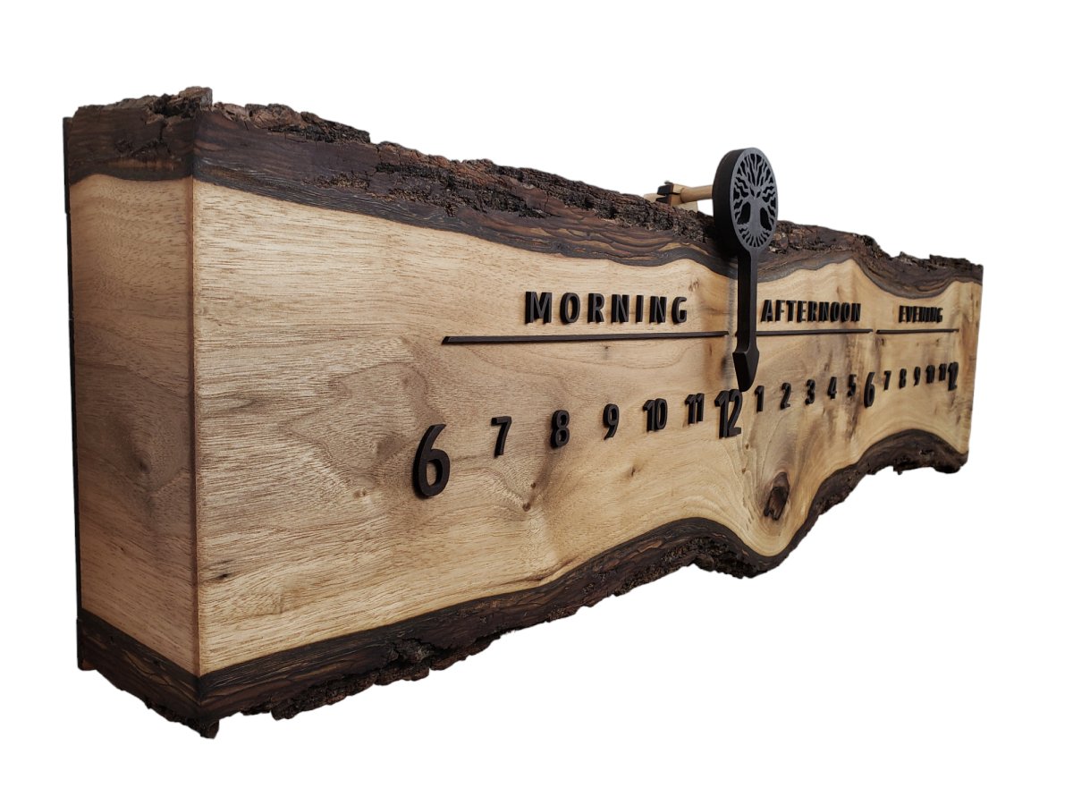 Lace:3 - foot Walnut/Walnut - Linear Clockworks