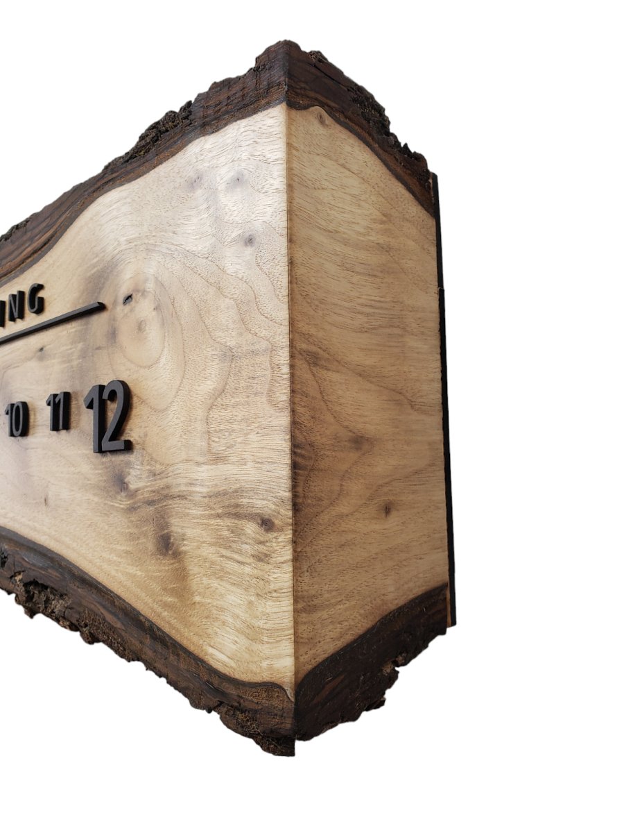 Lace:3 - foot Walnut/Walnut - Linear Clockworks