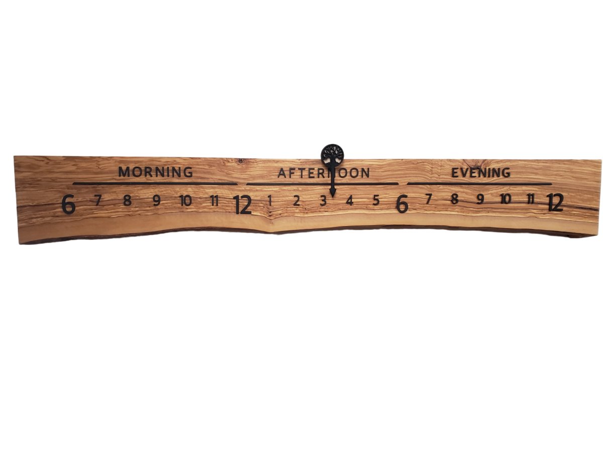Lambda:5 - foot Olivewood/Walnut - Linear Clockworks