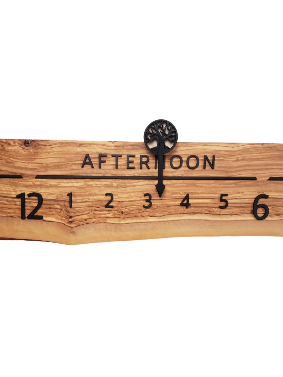 Lambda:5 - foot Olivewood/Walnut - Linear Clockworks