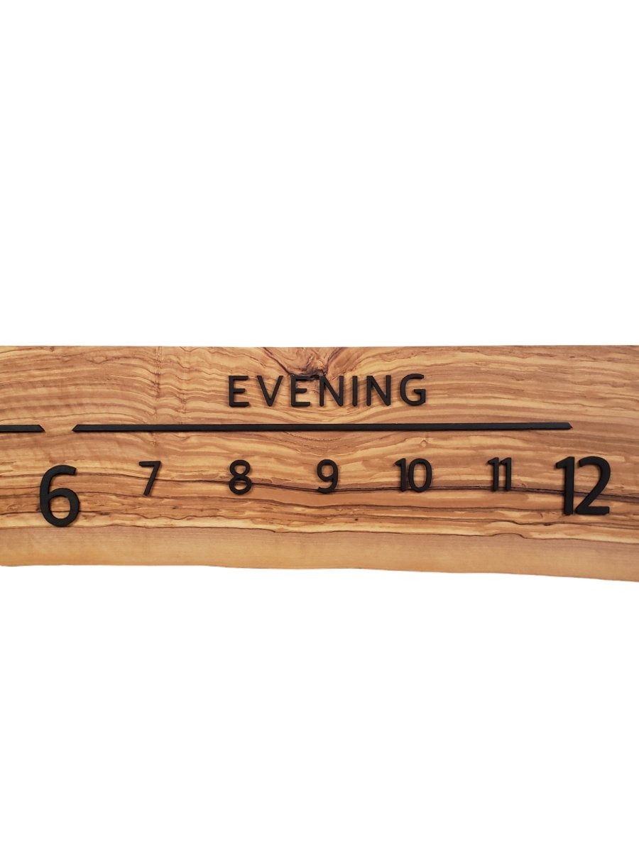Lambda:5 - foot Olivewood/Walnut - Linear Clockworks