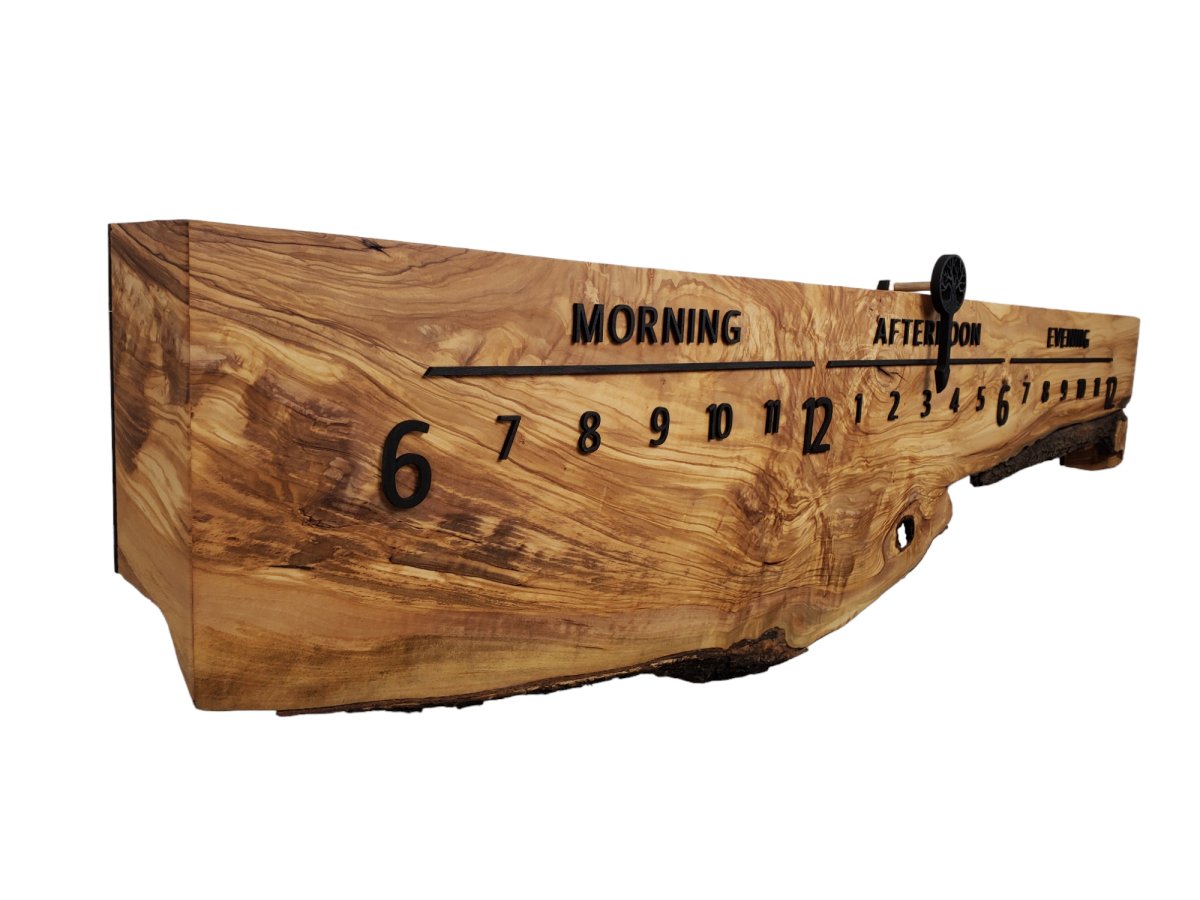 Life:5 - foot Olivewood/Wenge - Linear Clockworks
