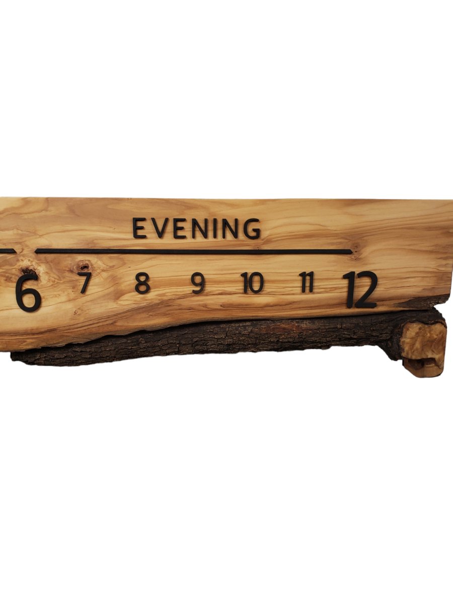 Life:5 - foot Olivewood/Wenge - Linear Clockworks