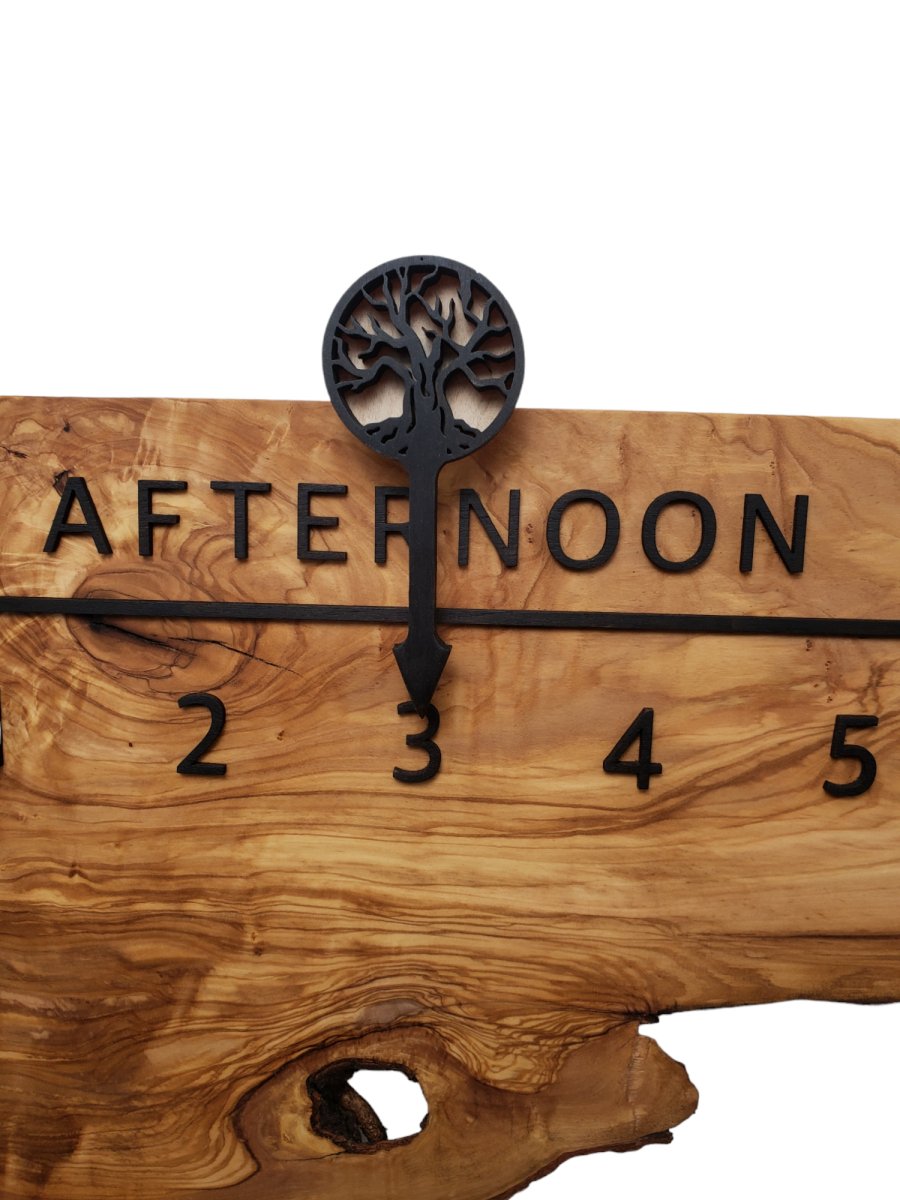 Life:5 - foot Olivewood/Wenge - Linear Clockworks