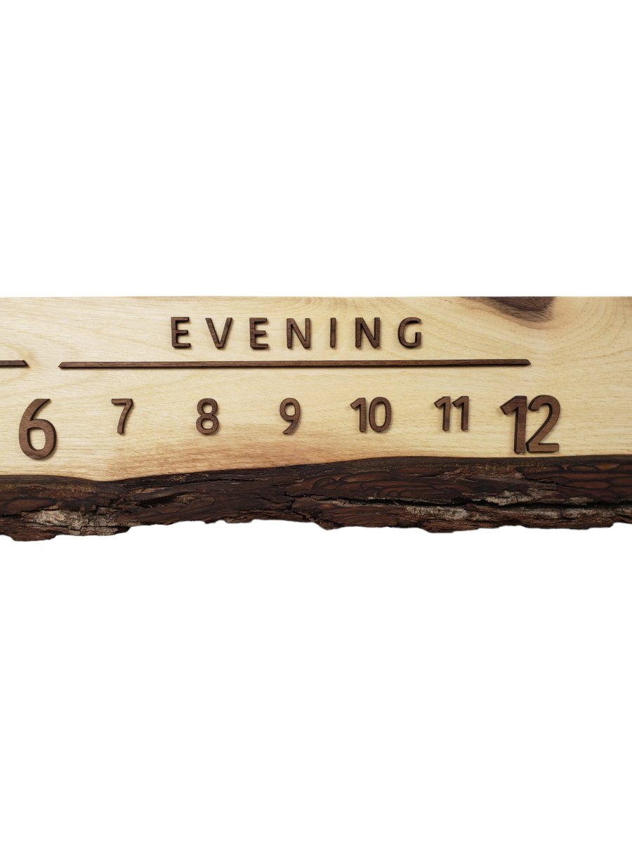 Magnolia:3 - foot Walnut/Walnut - Linear Clockworks