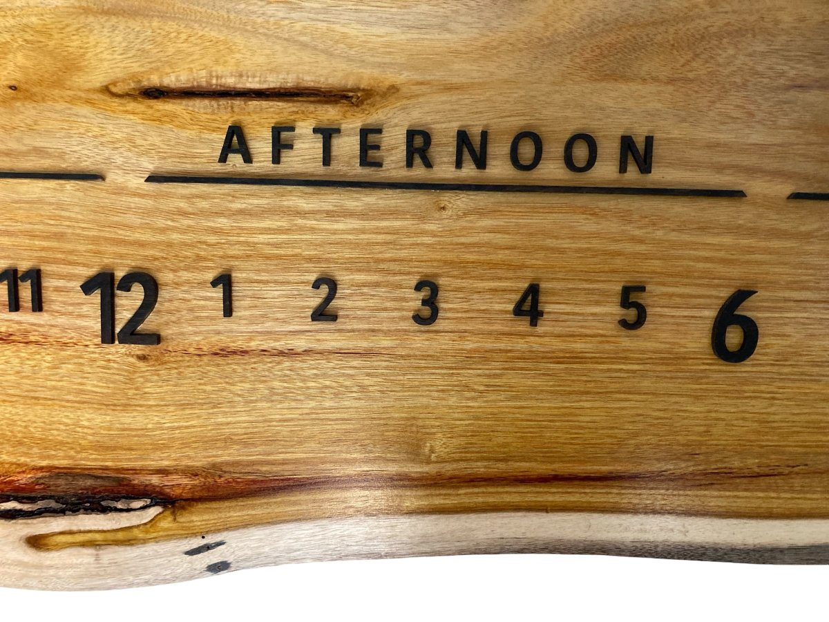 Marguerite: 3 - foot Canarywood/Walnut - Linear Clockworks