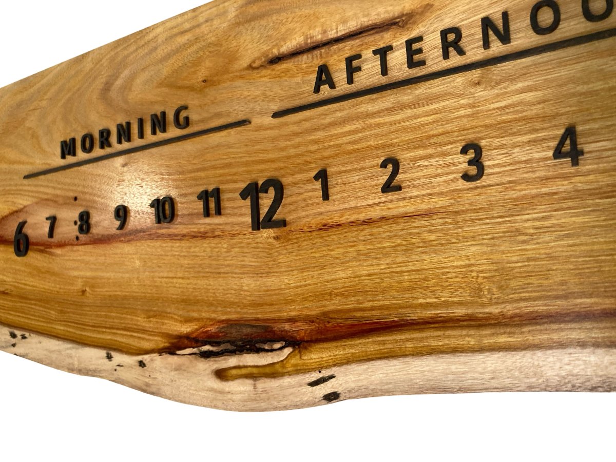 Marguerite: 3 - foot Canarywood/Walnut - Linear Clockworks