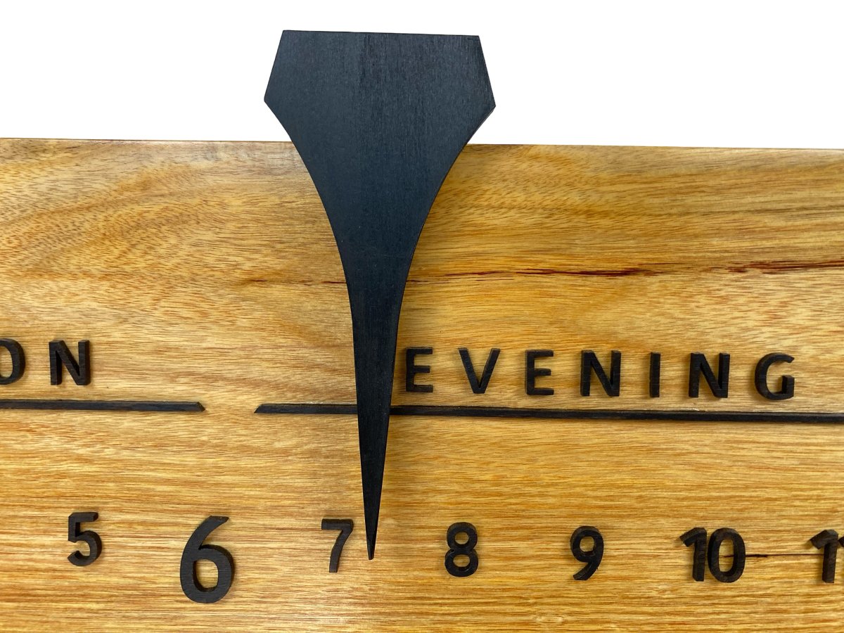 Marguerite: 3 - foot Canarywood/Walnut - Linear Clockworks