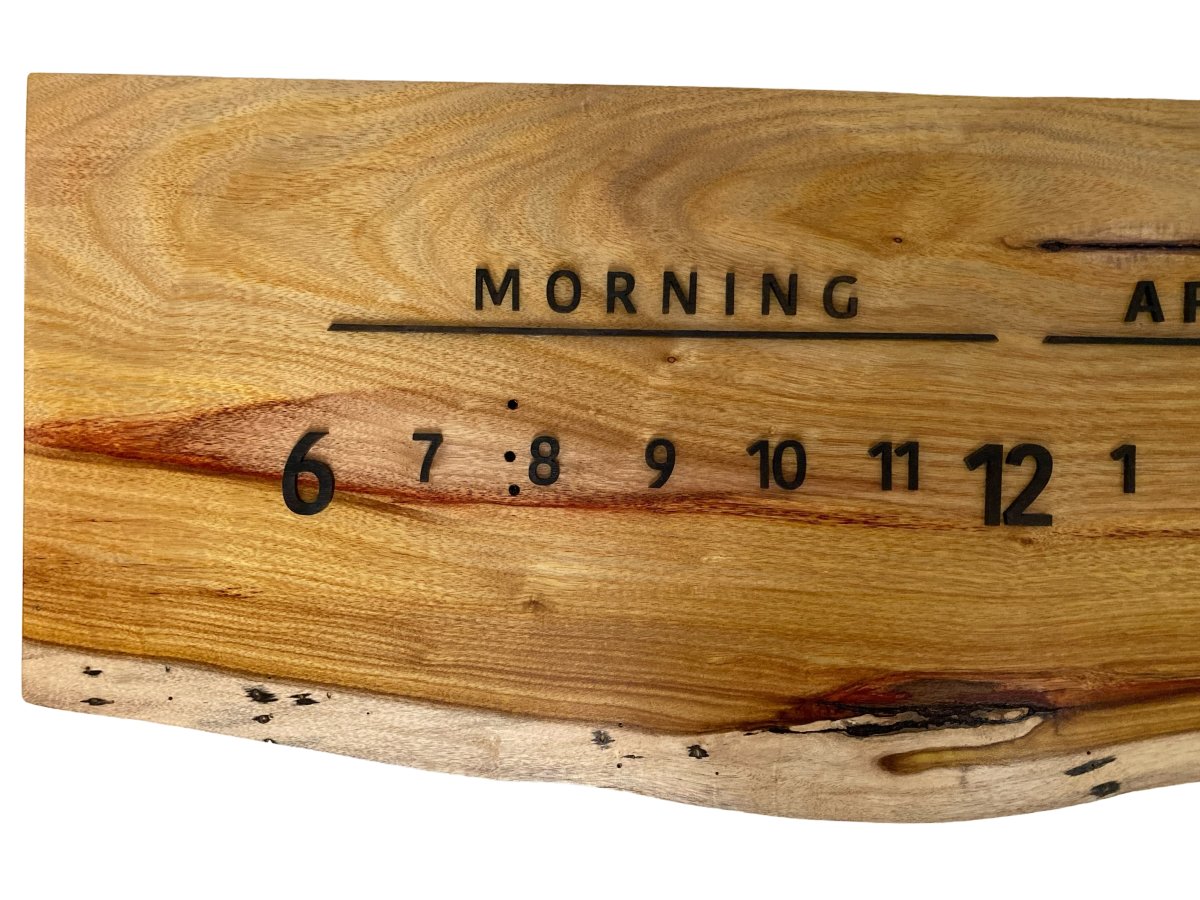 Marguerite: 3 - foot Canarywood/Walnut - Linear Clockworks