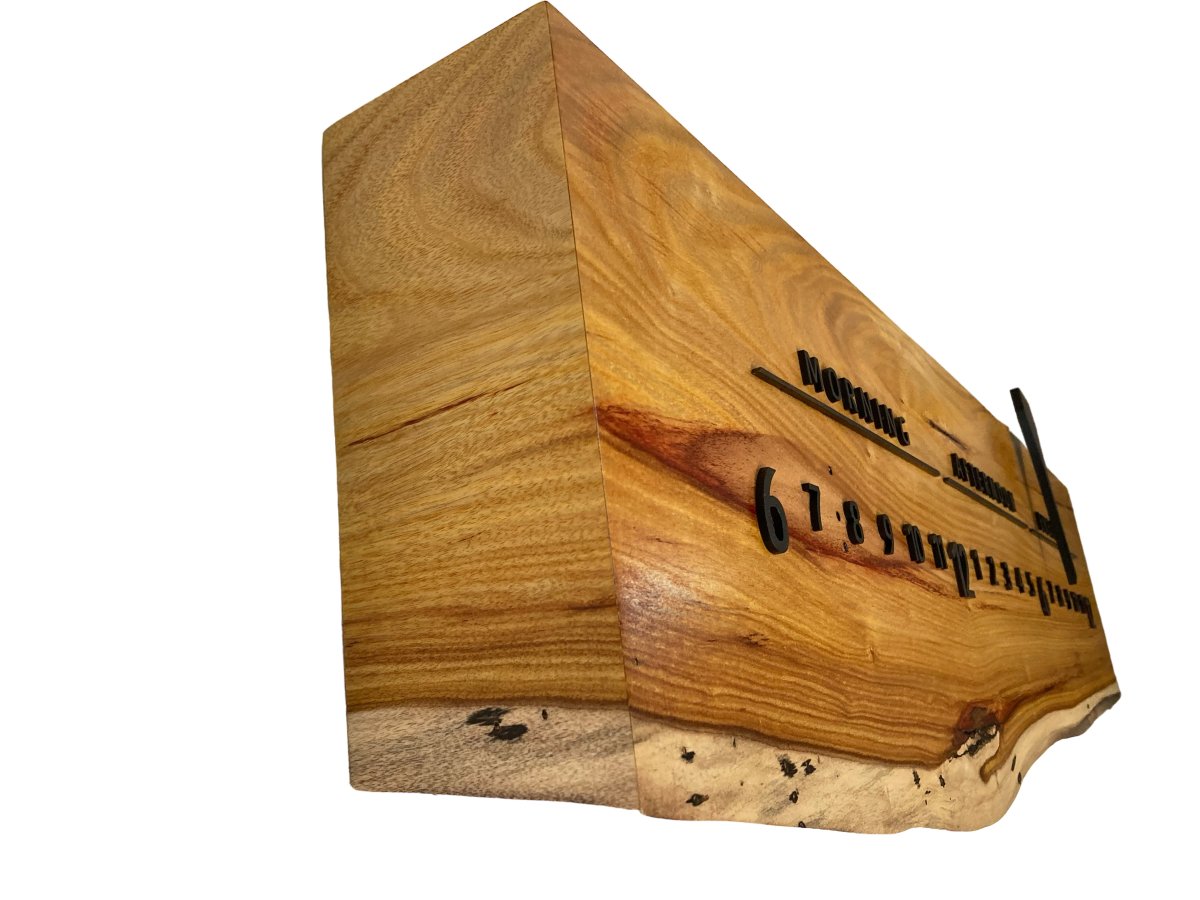 Marguerite: 3 - foot Canarywood/Walnut - Linear Clockworks