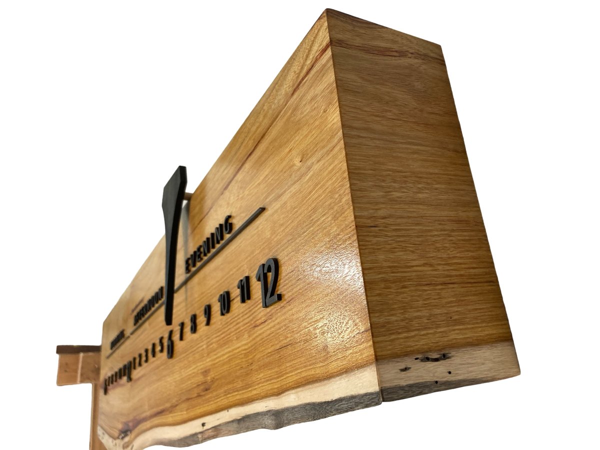 Marguerite: 3 - foot Canarywood/Walnut - Linear Clockworks