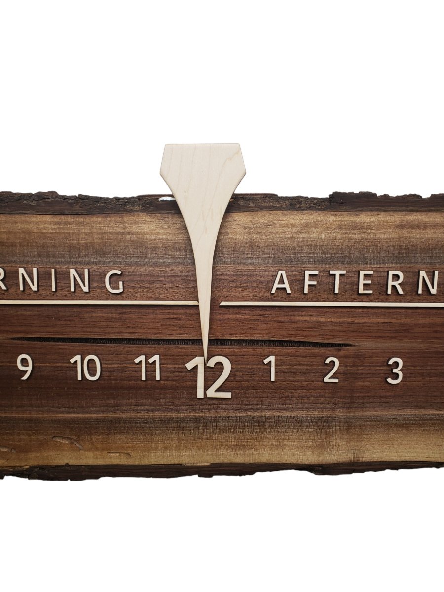 Metzger:3 - foot Walnut/Maple - Linear Clockworks