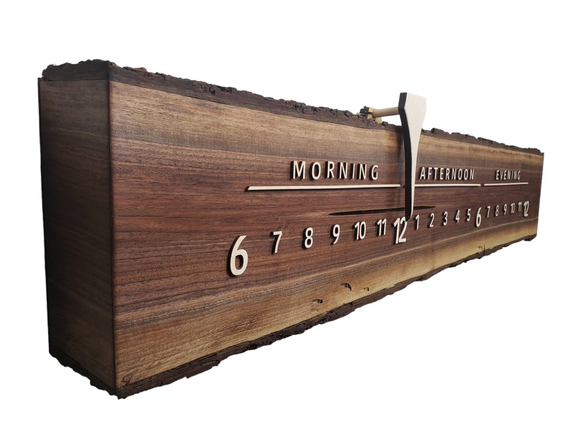 Metzger:3 - foot Walnut/Maple - Linear Clockworks