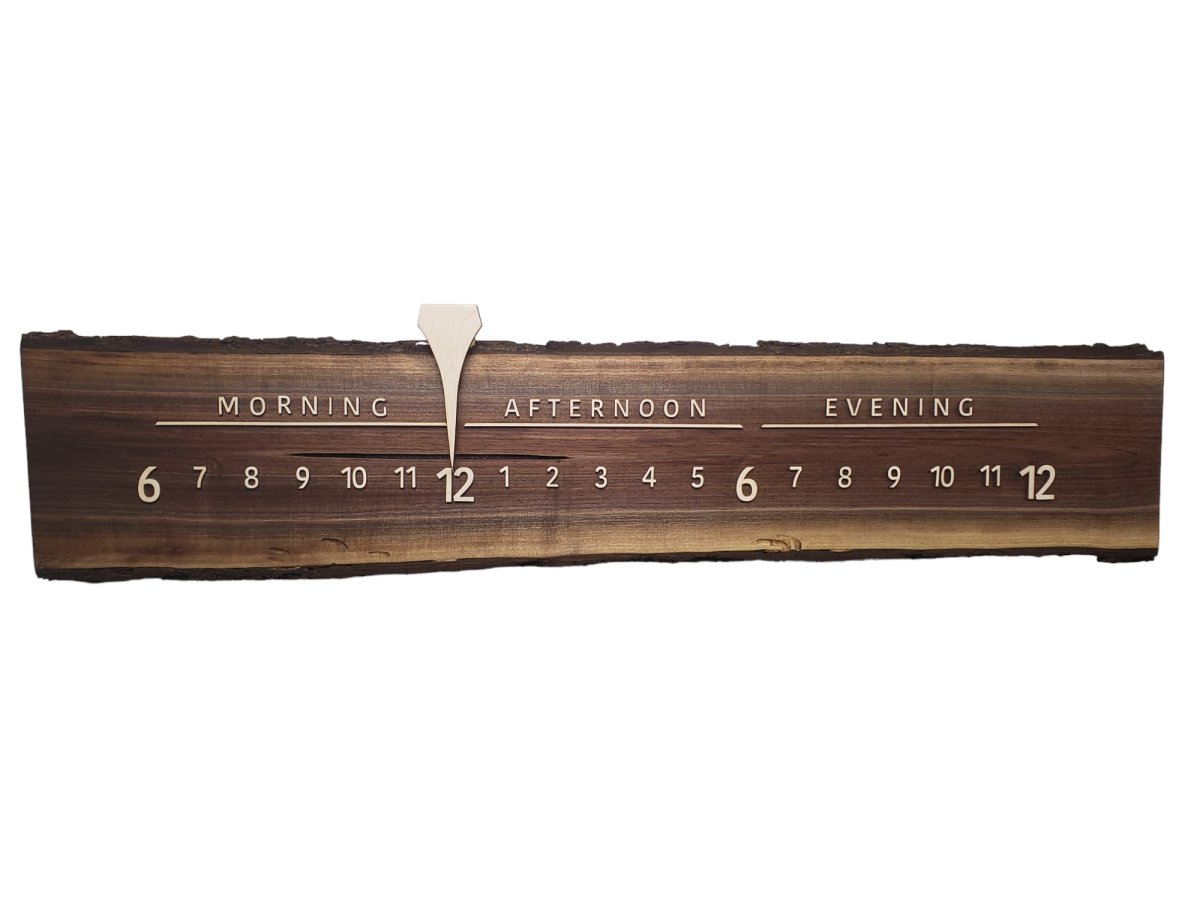 Metzger:3 - foot Walnut/Maple - Linear Clockworks