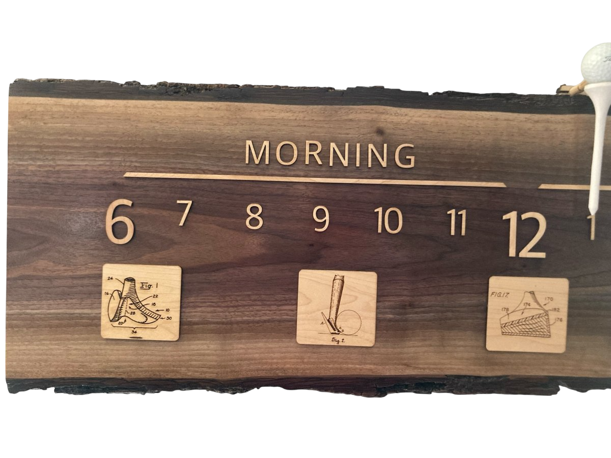 Niblick:5-foot Golf clock