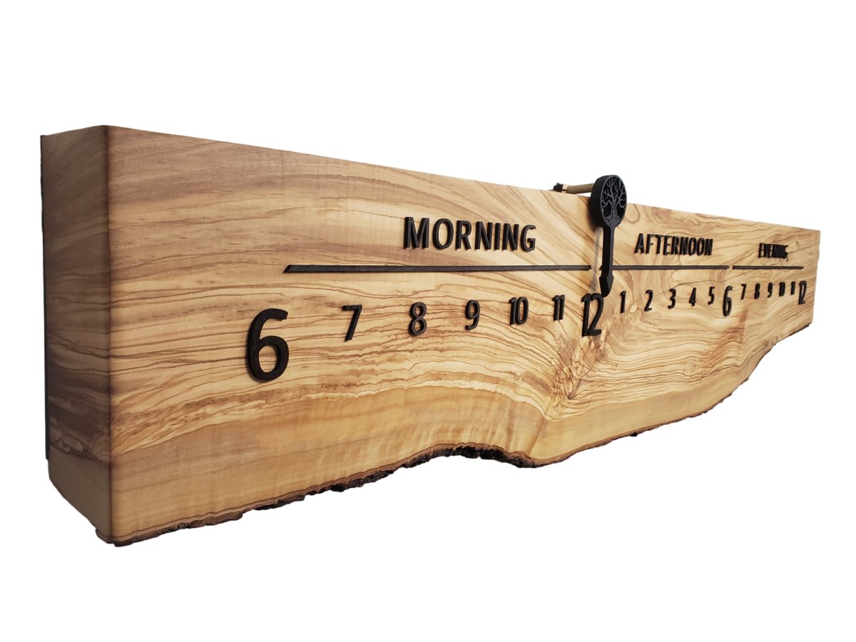 Nile:5 - foot Olivewood/Wenge - Linear Clockworks