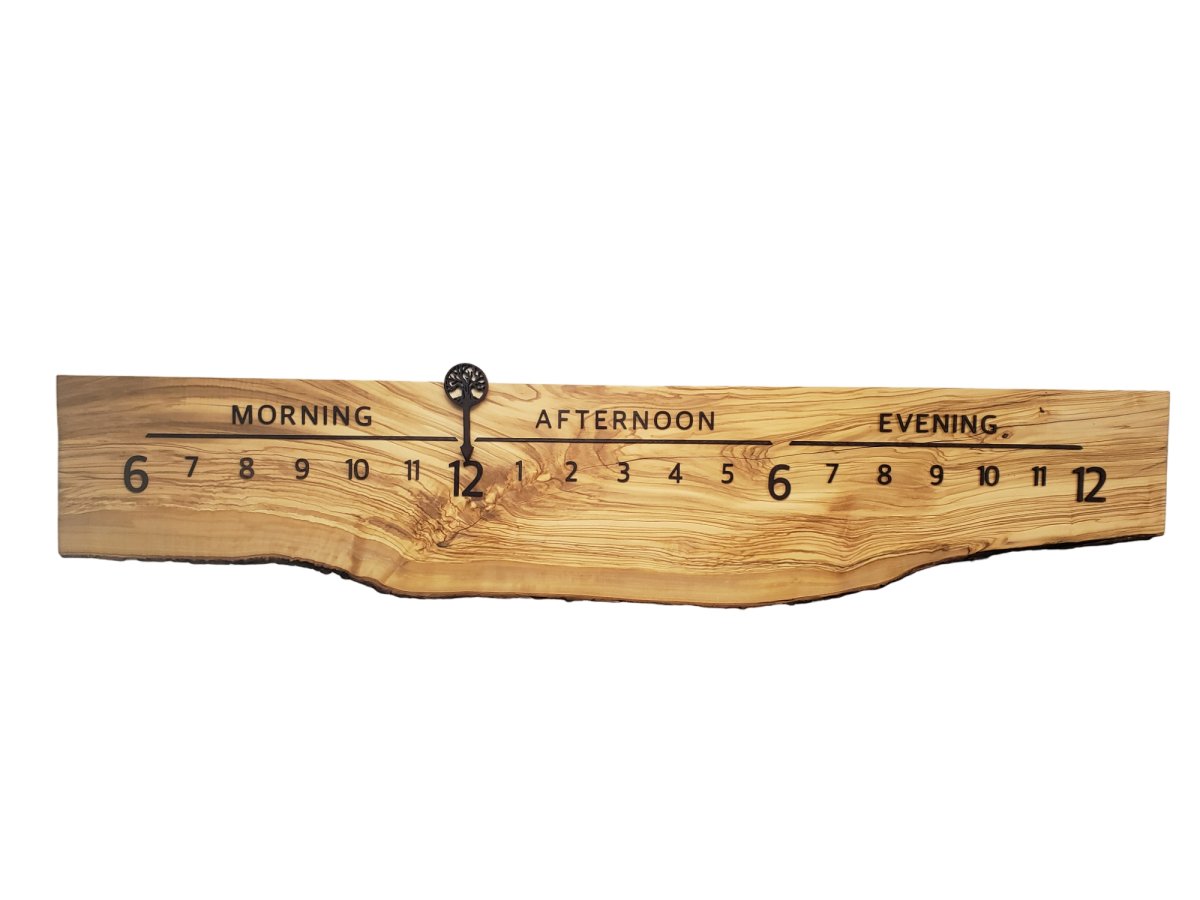 Nile:5 - foot Olivewood/Wenge - Linear Clockworks