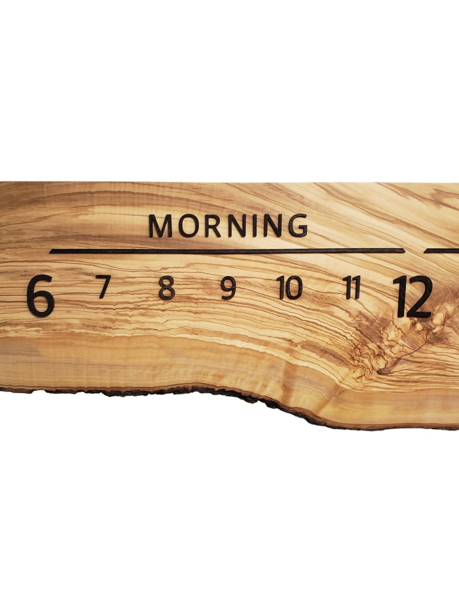 Nile:5 - foot Olivewood/Wenge - Linear Clockworks