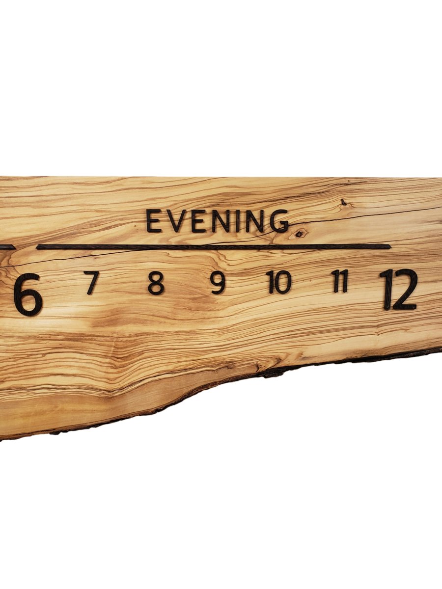 Nile:5 - foot Olivewood/Wenge - Linear Clockworks