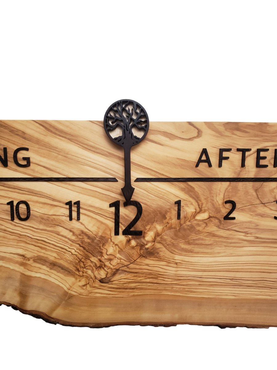 Nile:5 - foot Olivewood/Wenge - Linear Clockworks