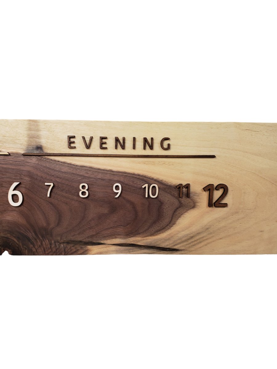Pheasant:3 - foot Walnut/Walnut - Linear Clockworks