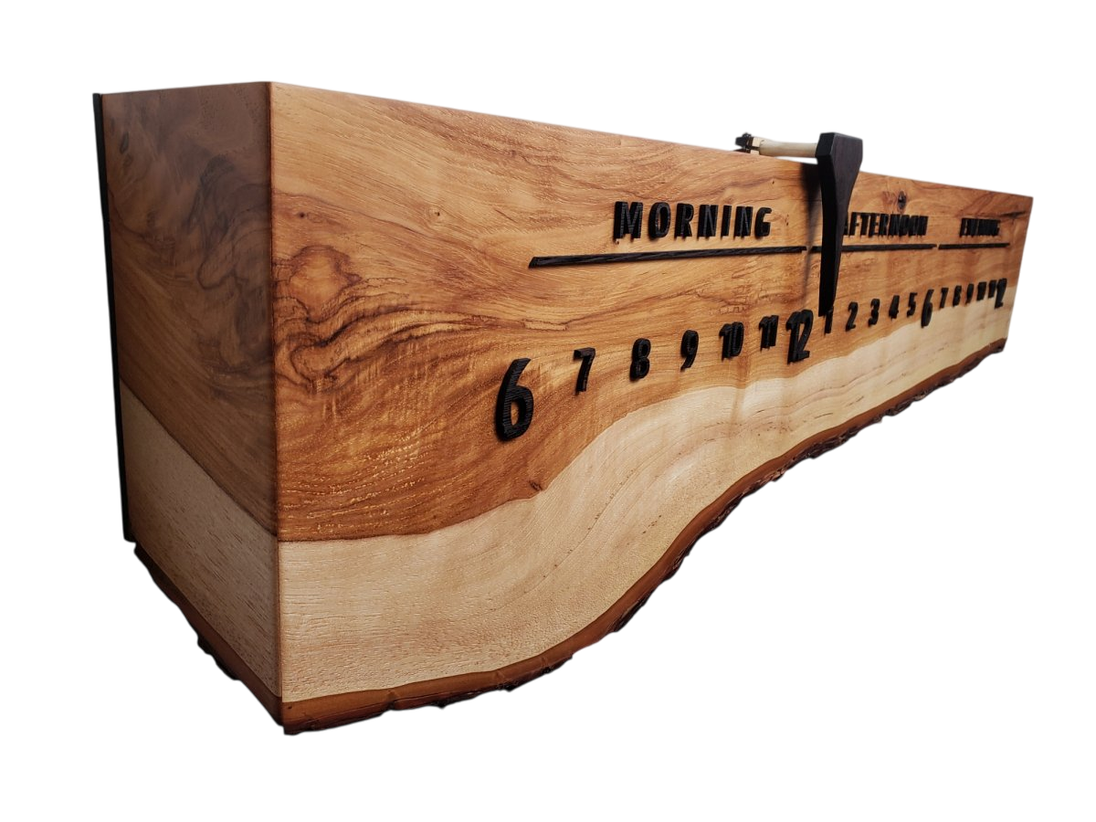 Polaris:3 - foot Maple/Wenge - Linear Clockworks