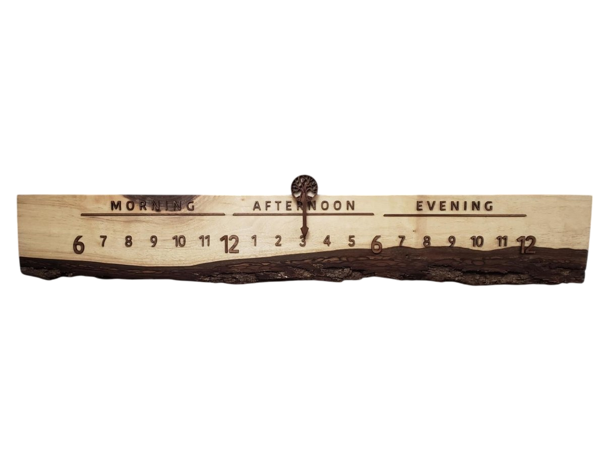 Twilight: 3 - foot Walnut/Walnut - Linear Clockworks