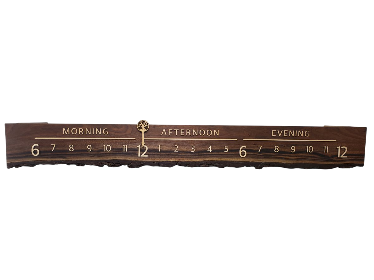 Sandy:5 - foot Walnut/Maple - Linear Clockworks