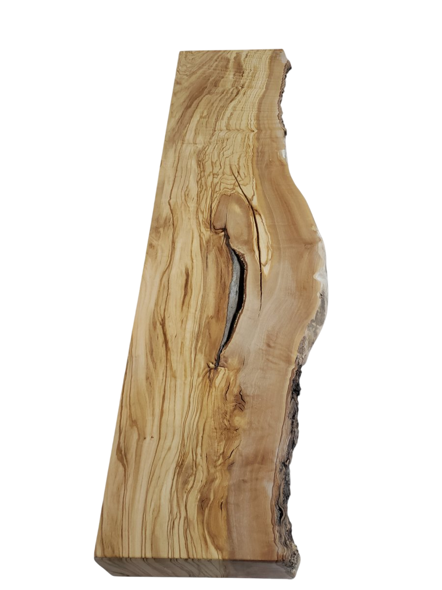 Smile: 3 - foot Olivewood/Walnut - Linear Clockworks