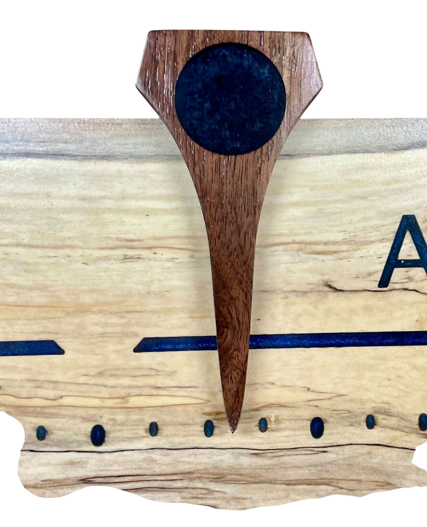 Leithlike: 5-foot Spalted Ambrosia - Linear Clockworks