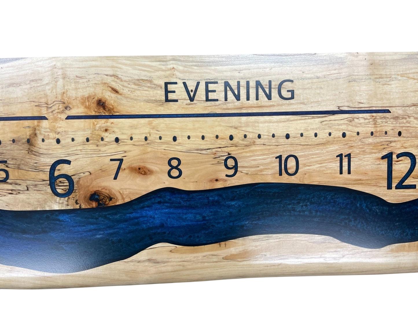 Leithlike: 5-foot Spalted Ambrosia - Linear Clockworks