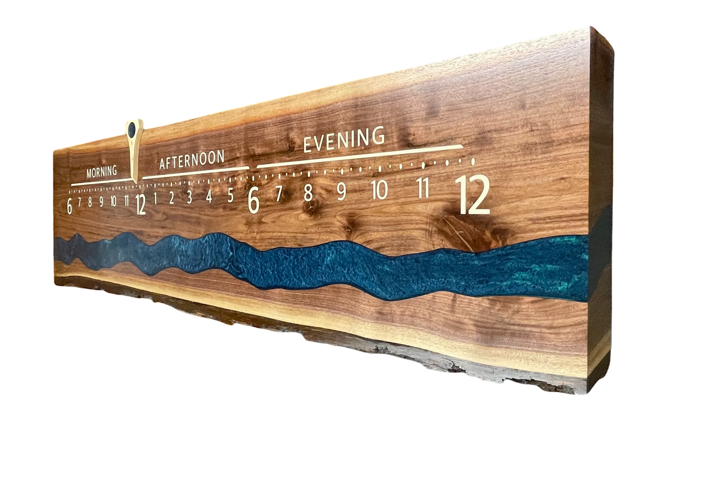 Rayan: 5 foot Walnut surface river