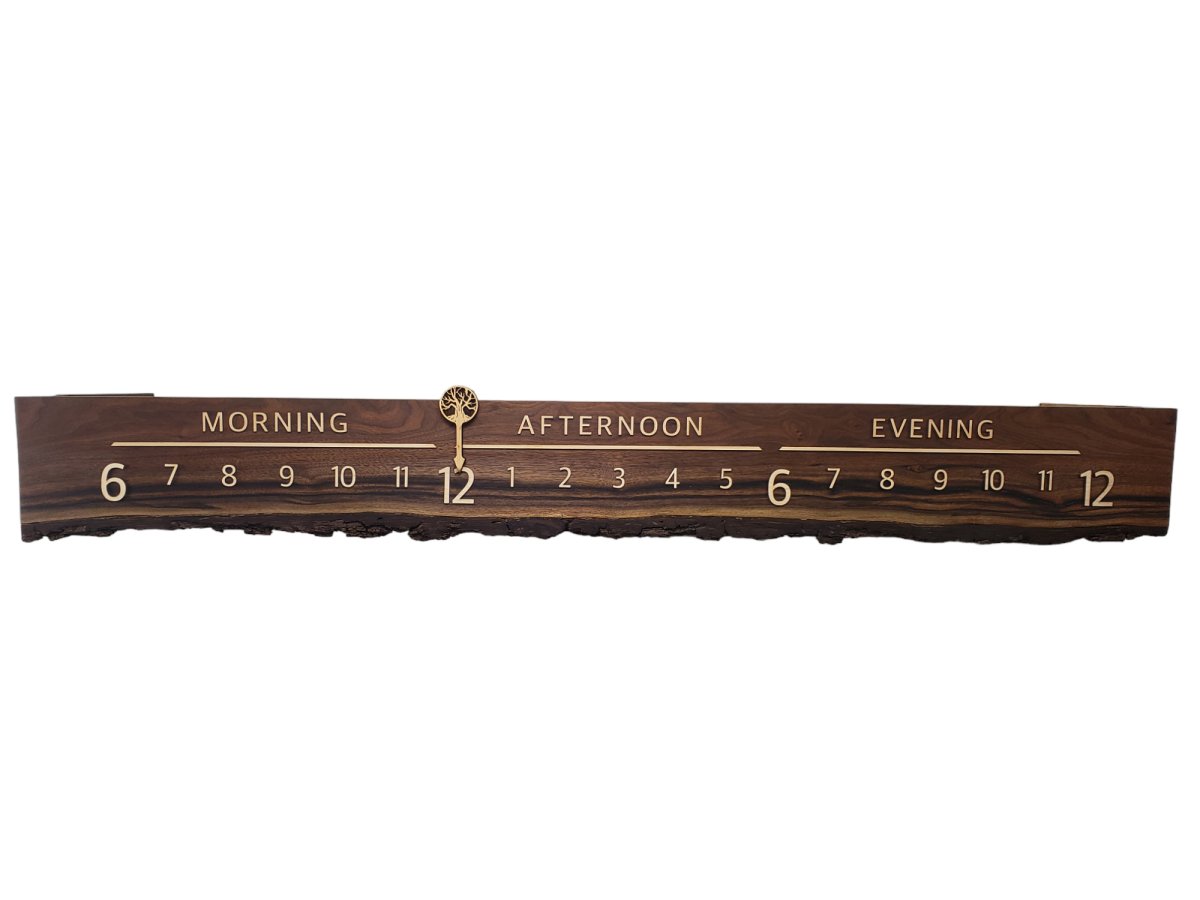Sandy:5 - foot Walnut/Maple - Linear Clockworks
