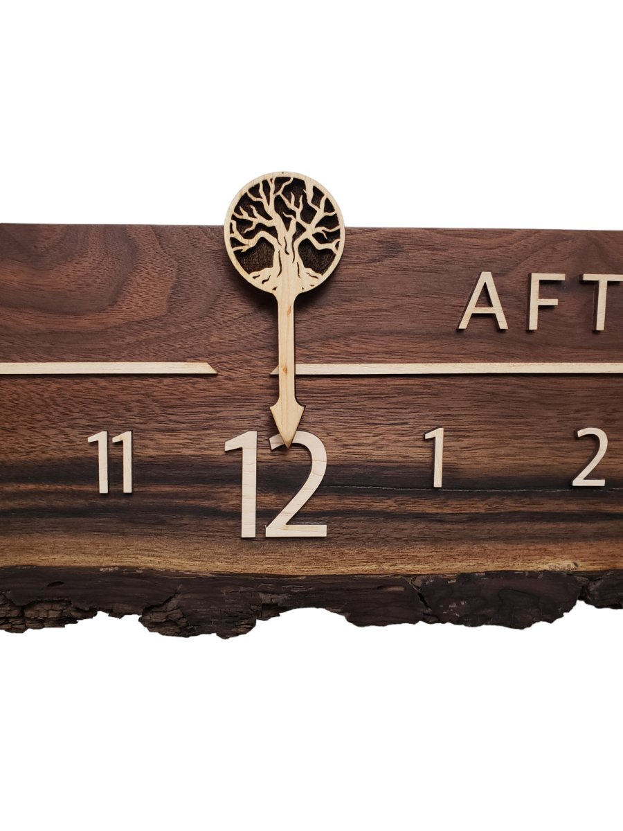 Sandy:5 - foot Walnut/Maple - Linear Clockworks