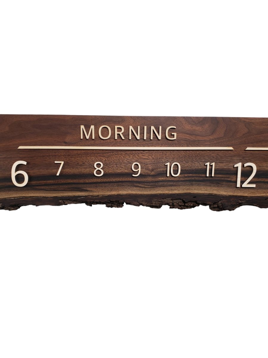 Sandy:5 - foot Walnut/Maple - Linear Clockworks