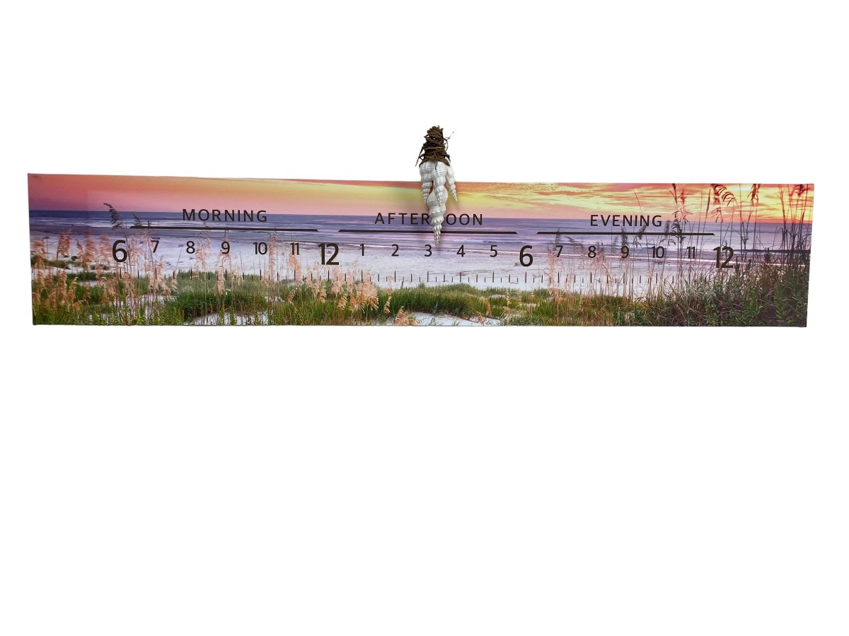 Seashell:3 - foot Fine Art Clock - Linear Clockworks
