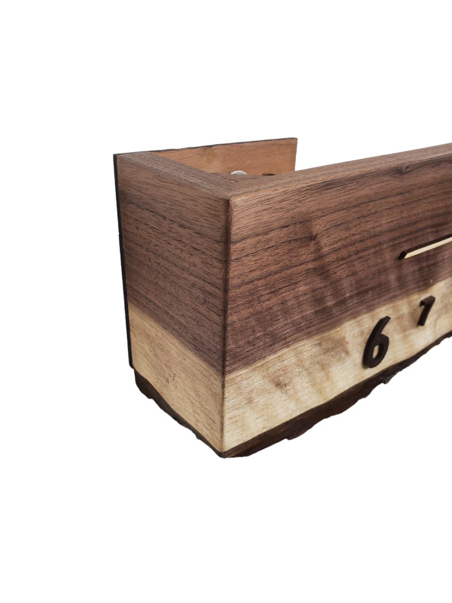Sesame:3 - foot Walnut/Maple - Linear Clockworks