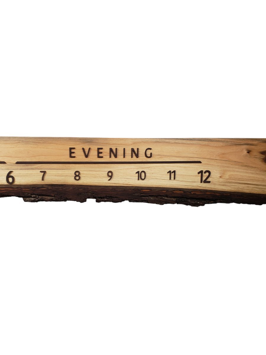 Spotty:7 - ft Walnut/Maple - Linear Clockworks